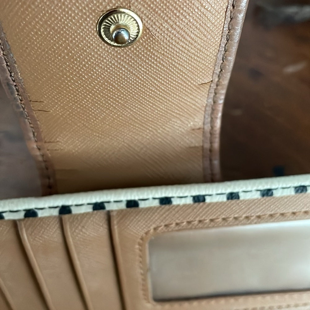 Fossil Black and White Polka Dot wallet Clutch - Picture 3 of 4